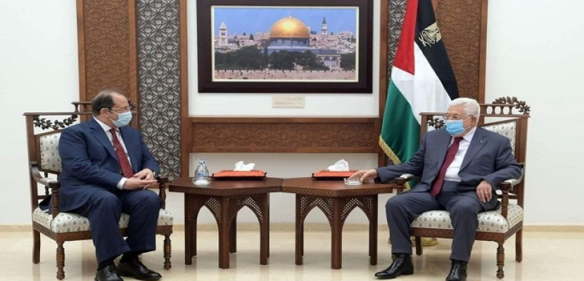 الرئيس الفلسطيني واللواء عباس كامل يتفقان على عقد اجتماعات للفصائل الفلسطينية في القاهرة