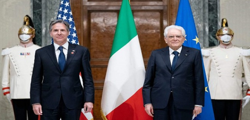 وزير الخارجية الأمريكي والرئيس الإيطالي يناقشان دعم خطة الانتخابات في ليبيا