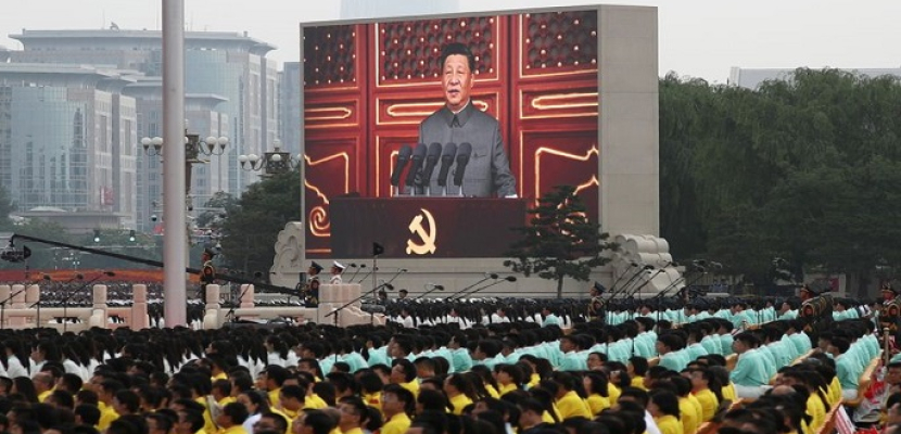 الصين تحتفل بمئوية الحزب الشيوعي في ميدان تيانانمين