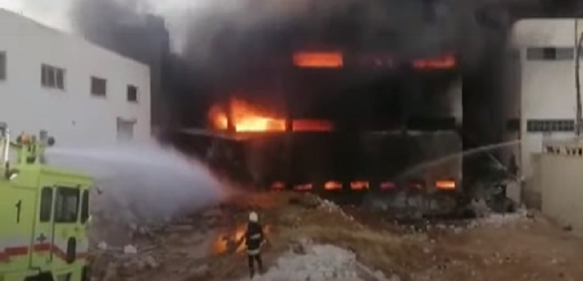 سوريا: خمس وفيات في حريق بالمدينة الصناعية بحلب