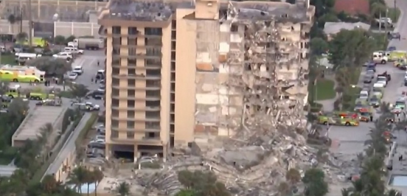 ارتفاع حصيلة قتلى انهيار مبنى في ميامي إلى 18 شخصا