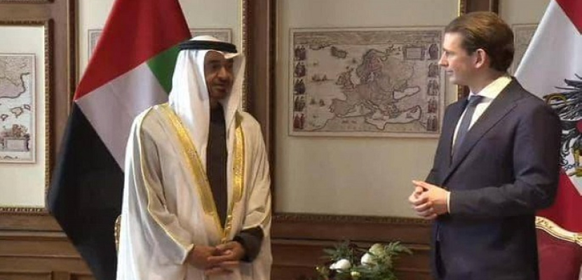 ولي عهد أبو ظبي يصل إلى النمسا في زيارة رسمية