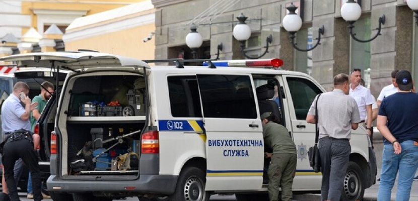 قوات الأمن الأوكرانية تعتقل رجلا هدد بتفجير قنبلة داخل مقر الحكومة