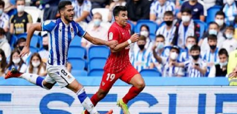 ريال سوسيداد يتعادل مع إشبيلية ويفقد فرصة صدارة الدورى الإسباني
