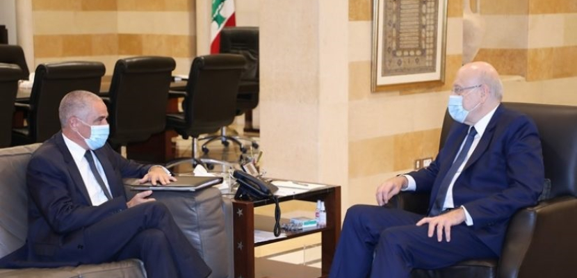 رئيس الوزراء اللبناني يبحث مع سفير الاتحاد الأوروبي أولويات الحكومة للتعامل مع الأزمات