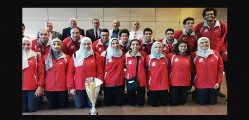 مصر تفوز بكأس بطولة العالم لكرة السرعة