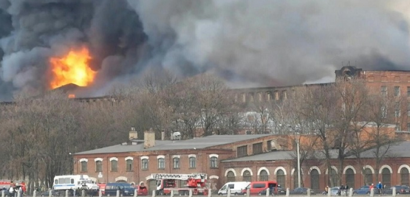 7 ضحايا وتسعة مفقودين في حريق مصنع في روسيا