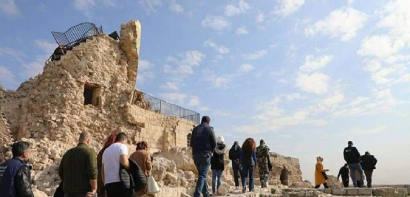 وفد من اليونيسكو يطلع على المواقع الأثرية المتضررة من الزلزال في حلب