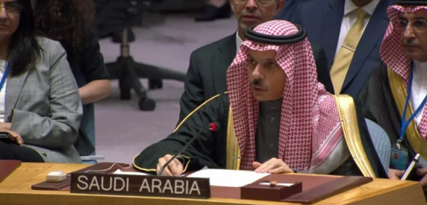 وزير الخارجية السعودي: الشعب الفلسطيني يعاني تحت القصف والمجتمع الدولي صامت