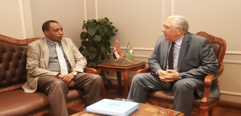 وزير الزراعة يبحث مع مدير المنظمة العربية للتنمية الزراعية التعاون المشترك