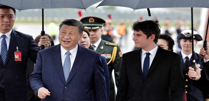 الرئيس الصيني يصل فرنسا في مستهل جولة أوروبية