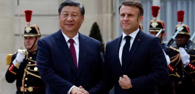 ماكرون ونظيره الصيني يبحثان تعزيز التنسيق المشترك بشأن الشرق الأوسط وأوكرانيا