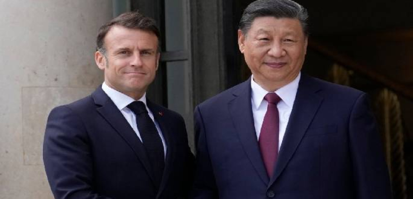 الرئيس الفرنسي يستقبل نظيره الصيني بقصر الإليزيه