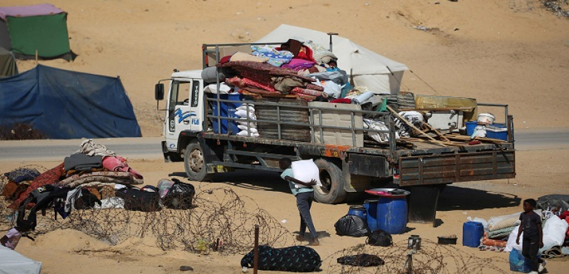 الأمم المتحدة: نزوح أكثر من 100 ألف فلسطيني من رفح لمناطق أخرى بقطاع غزة