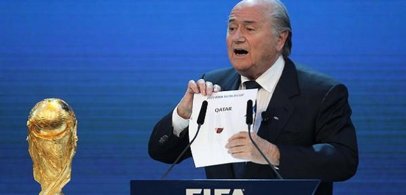 بلاتر:فرنسا وألمانيا ضغطتا كي تفوز قطر بتنظيم مونديال 2022