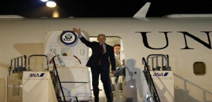 جو بايدن نائب الرئيس الأمريكي يصل العاصمة الأوكرانية كييف