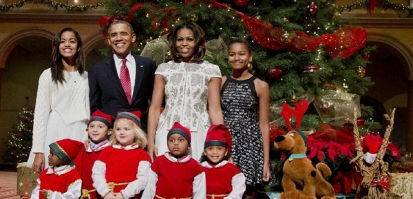 اوباما وعدد من النجوم يحضرون تسجيل حفل واشنطن لعيد الميلاد