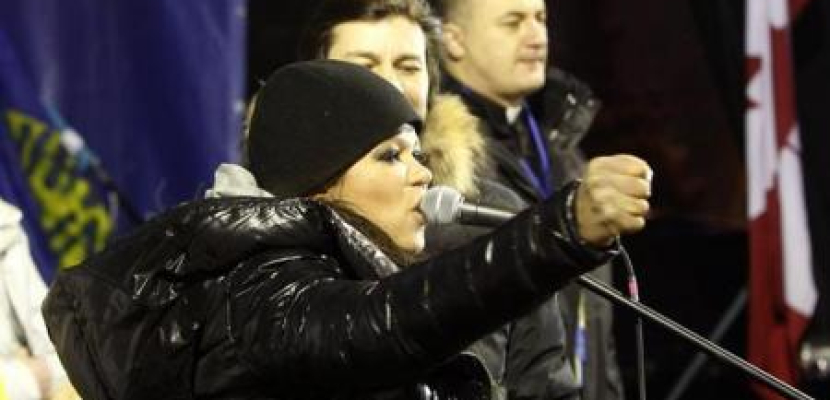 نجمة البوب روسلانا ليجيشتكو  صوت الاحتجاج في أوكرانيا