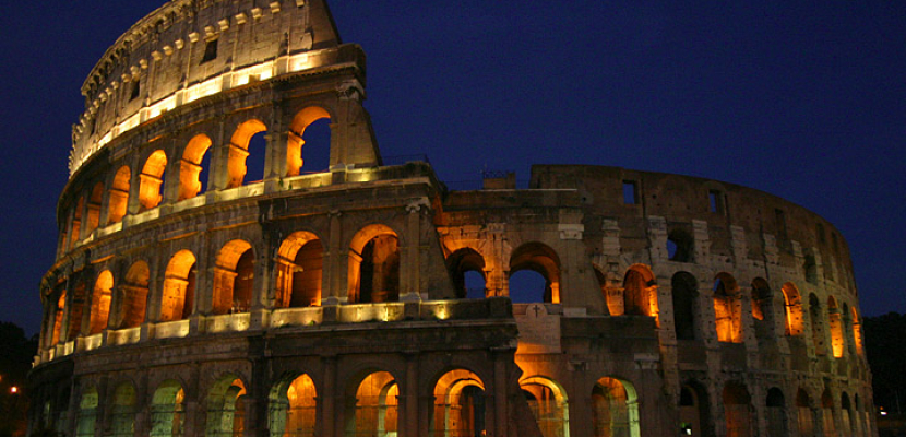 بدء أعمال ترميم مدرج الكولوسيوم التاريخي في روما