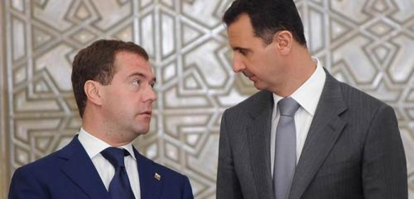 ميدفيديف: لا يمكننا أن نعلن الأسد مجرمًا
