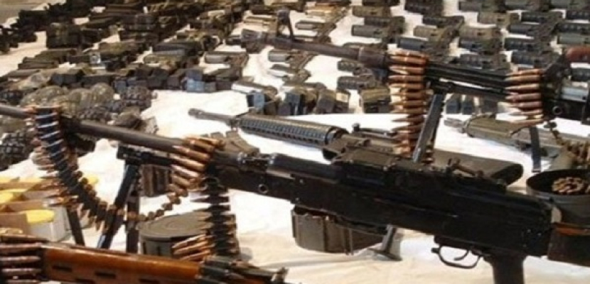 الأمن العام يضبط 63 قطعة سلاح ناري و 199 قطعة سلاح أبيض