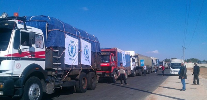 قافلة مساعدات إنسانية تفشل فى الدخول إلى مخيم اليرموك فى دمشق