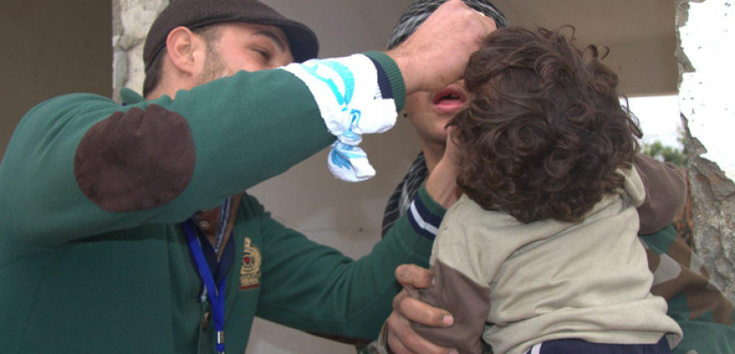 حملة “من بيت لبيت” تلقح مليوني طفل سوري ضد الشلل