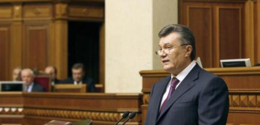 الرئاسة الاوكرانية تعلن مرض يانوكوفيتش ومنصب رئيس الوزراء شاغر