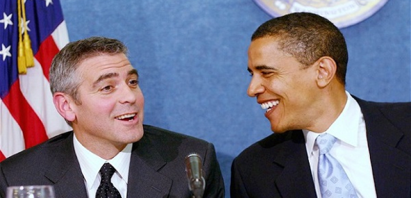 أوباما يدعو كلونى وموراى ودامون لعرض فيلمهم الجديد بالبيت الأبيض