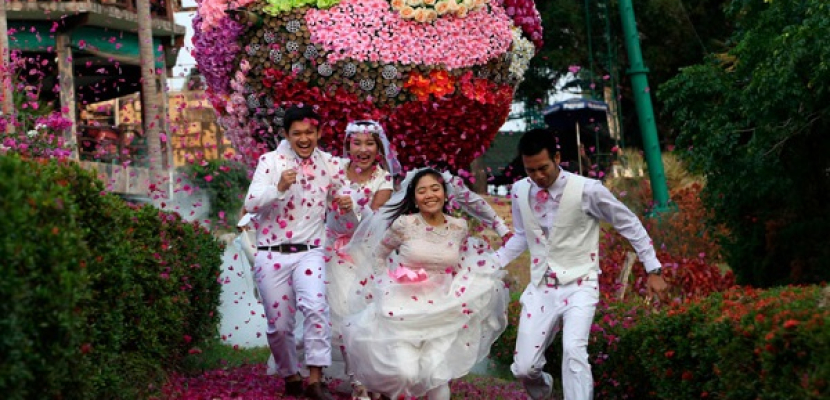 مغامرات ومطاردات بحفل زفاف بتايلاند إحتفالًا بعيد الحب
