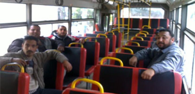 استمرار إضراب العاملين بالهيئة العامة لنقل الركاب بغرب الاسكندرية