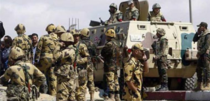 الجيش: مقتل وإصابة 59 إرهابيا بشمال سيناء وضبط 30 آخرين خلال أسبوع