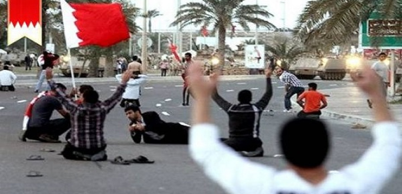 تظاهرة ضد النظام في قرية شيعية بالبحرين