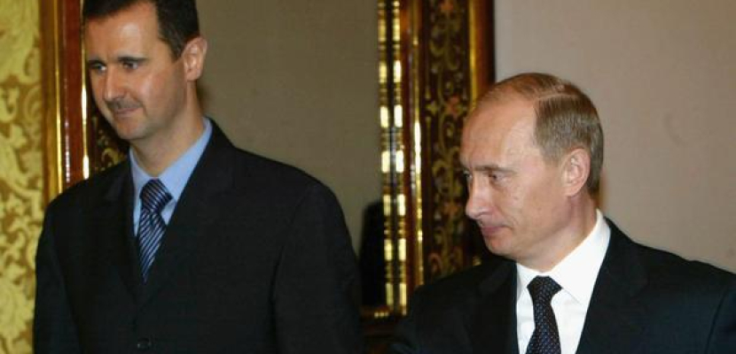 الأسد يؤكد تضامنه مع بوتين لمواجهة “الانقلاب” في أوكرانيا