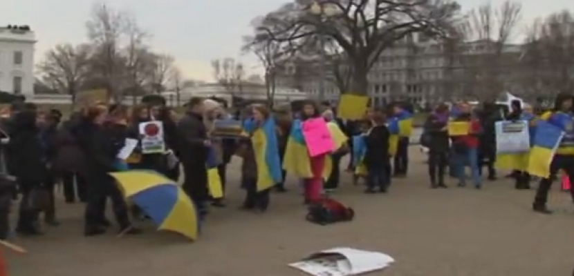 محتجون مؤيدون لروسيا يحتلون مقر حكومة محلية في دونيتسك بأوكرانيا