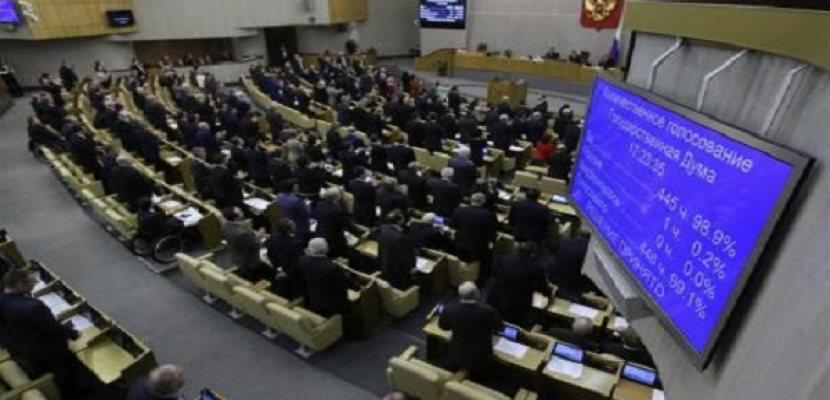 مجلس النواب الروسي يقر معاهدة ضم القرم