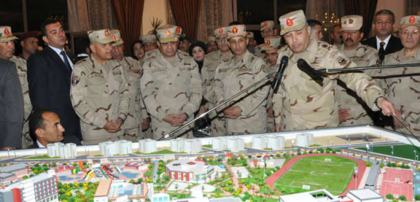 السيسي يفتتح نادي وفندق القوات المسلحة بزهراء مدينة نصر