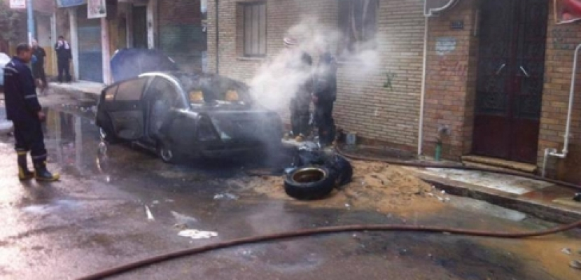 حرق سيارة ضابط شرطة وأصابع الاتهام تشيرالى عناصر من “الاخوان”