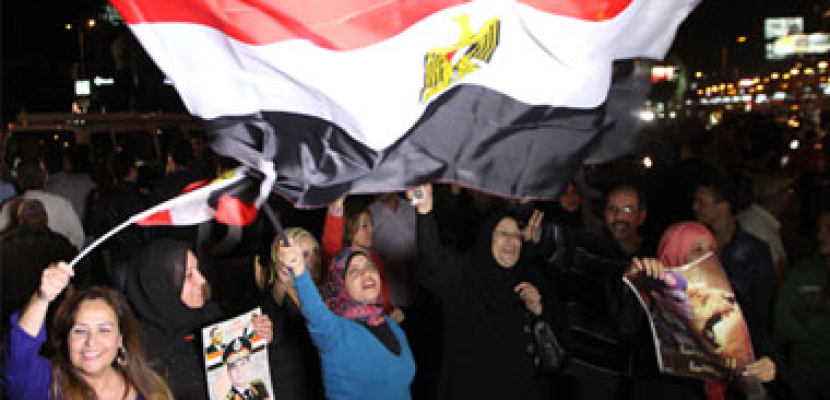 فعاليات مؤيدة للجيش والشرطة وسط انتشار أمني بالإسكندرية