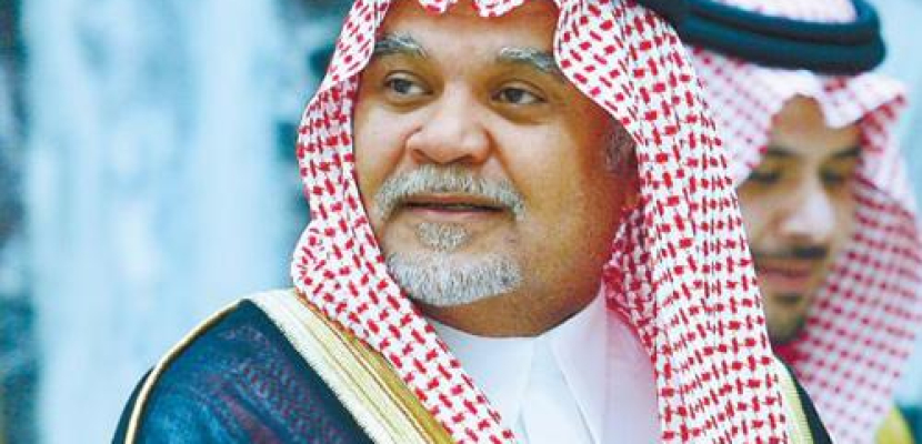 إعفاء بندر بن سلطان رئيس المخابرات السعودية من منصبه وتعيين الإدريسى خلفا له