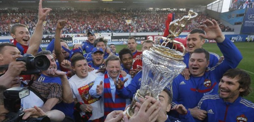 تشسكا موسكو يحرز لقب الدوري الروسي الممتاز لكرة القدم