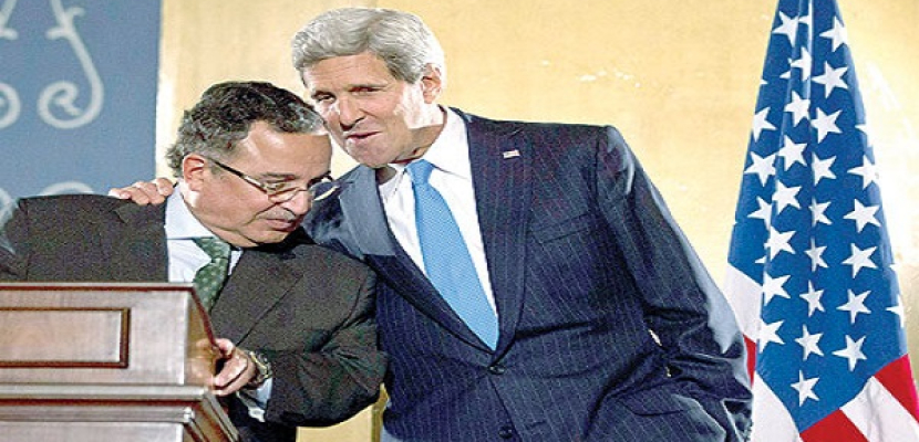كيري أبلغ فهمي احترام وتقدير أوباما لإرادة الشعب المصري
