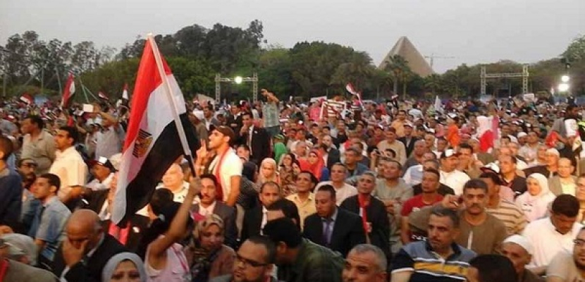 مؤتمر جماهيرى حاشد لدعم السيسى بمدينة نصر