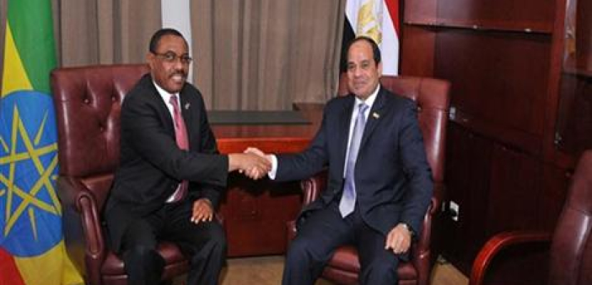 مصر وإثيوبيا تؤكدان الالتزام بحسن الجوار واحترام القانون الدولى