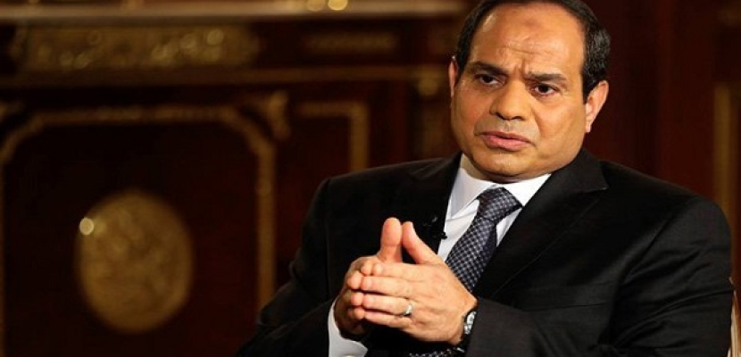 الرئيس يستعرض مع وزير خارجية إسبانيا الجهود المصرية للتهدئة بغزة