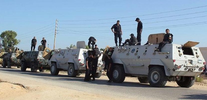 استشهاد 4 من رجال شرطة في هجوم لمسلحين مجهولين بشمال سيناء