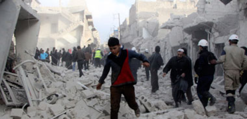 20 قتيلا على الأقل بينهم أطفال اثر سقوط برميلين متفجرين على حلب
