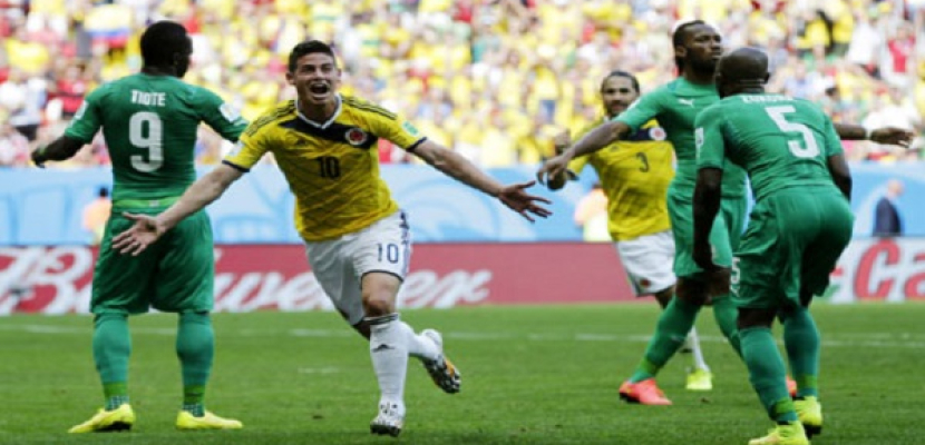 كولومبيا تهزم كوت ديفوار وتقترب من التأهل للدور الثاني بكأس العالم