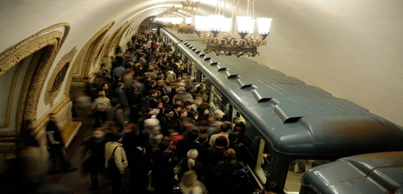 “مترو أنفاق موسكو” أكثر الأماكن ازدحاما فى العالم