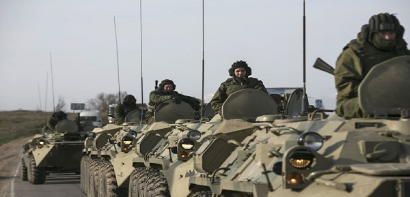 اوكرانيا تقول إن روسيا حشدت 45 ألف جندي على حدودها